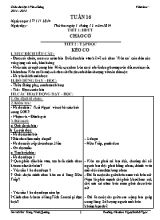 Giáo án điện tử Lớp 4 - Tuần 16 - Năm học 2014-2015 - Tòng Vinh Quang